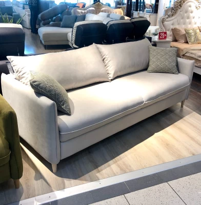 Прямой диван «Мега» белая
