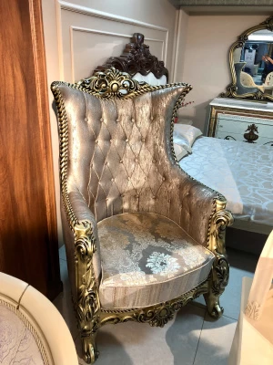  Кресло классическое  Прага  бронза