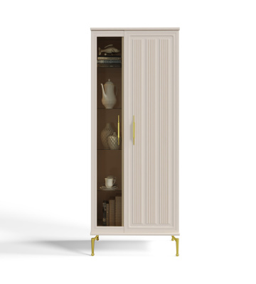 Витрина Замира 2-ств высокая беж