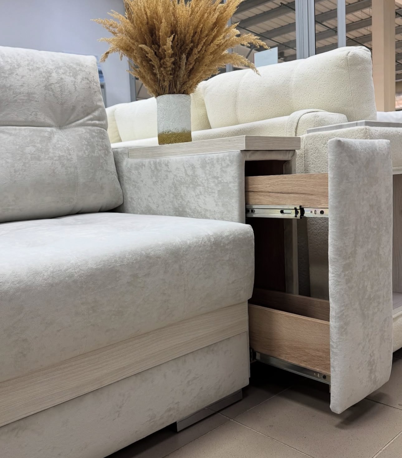 Прямой диван "Мадрид 4" с баром – изображение 2