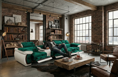 Прямой диван «Айпетри Делюкс » TV