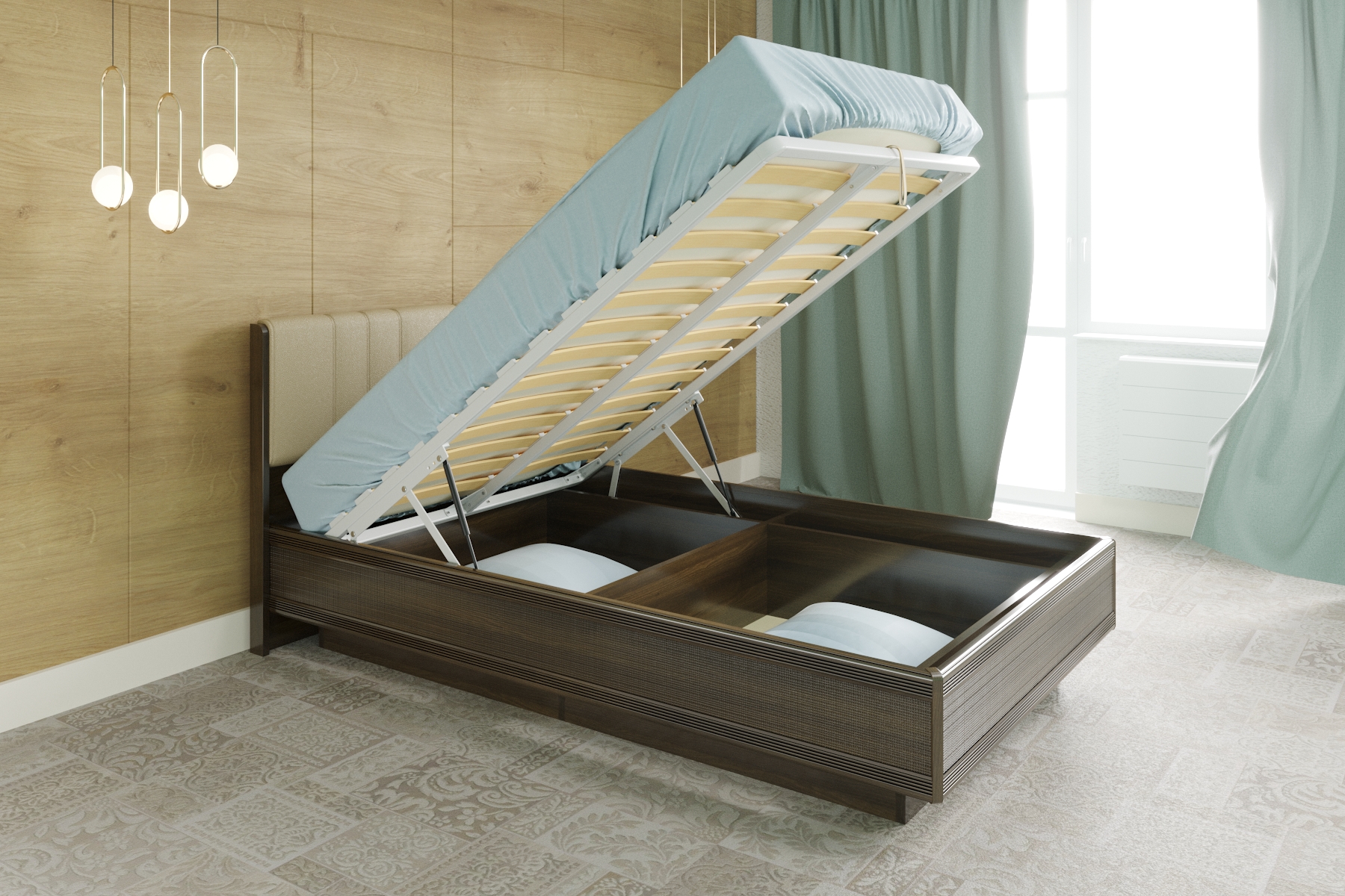 Двуспальная кровать (1,8x2,0) КР-1014 – изображение 4