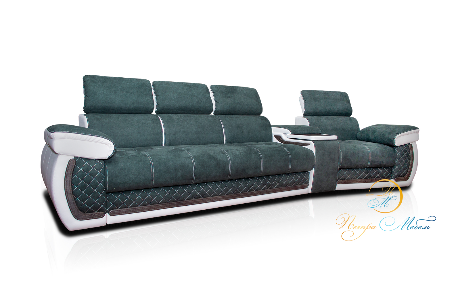 Угловой диван «Айпетри Люкс» с баром – изображение 1