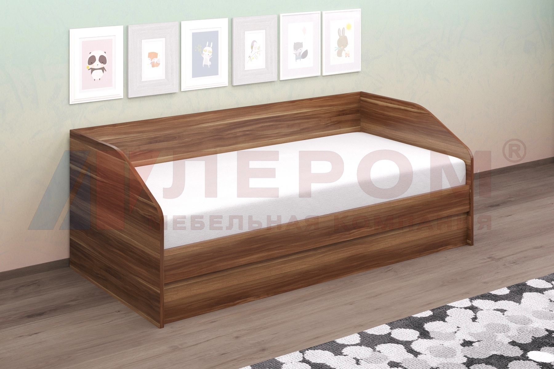 Односпальная кровать (0,9x2,0) КР-119 – изображение 1