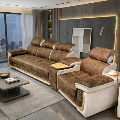 Угловой диван «Айпетри Делюкс» 30 коричневый 