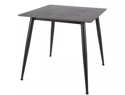 Стол обеденный SIGNAL RION черный/черный 80/80