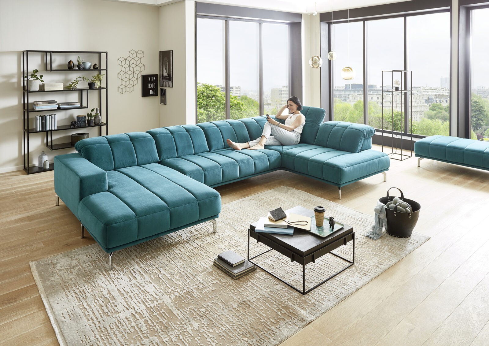 Модульный мягкий  гарнитур  Элиас бирюза – изображение 5