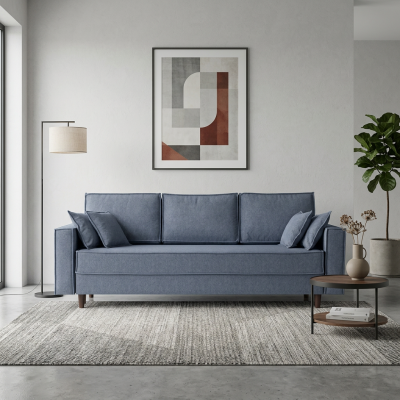 Прямой диван DUGLAS. Цвет PALACE STEEL