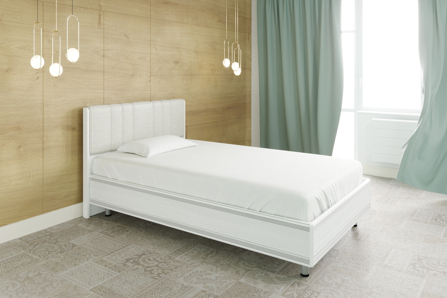 Двуспальная кровать (1,6x2,0) КР-2013 – изображение 2