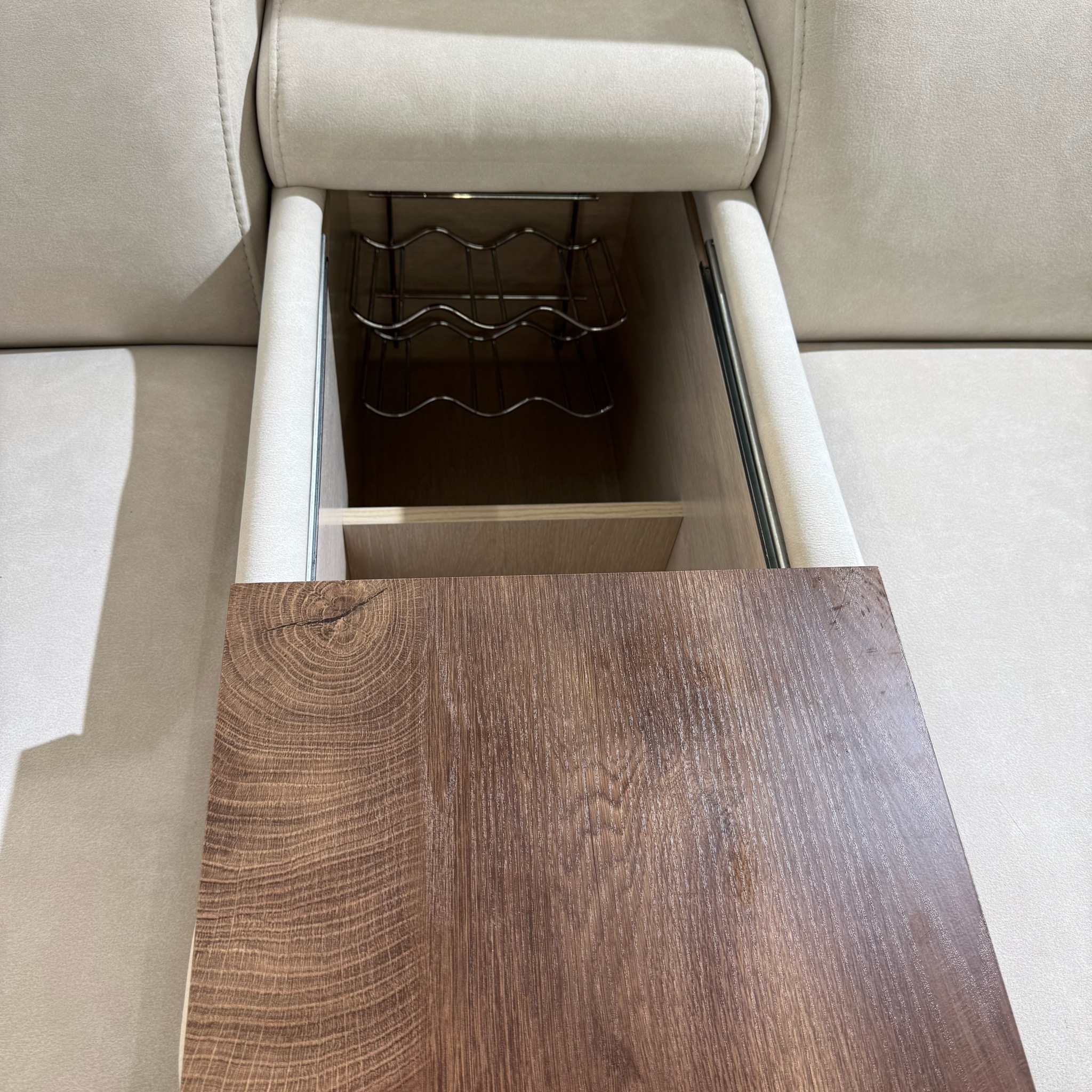 Угловой диван «Кредо» бар с реклайнером – изображение 3