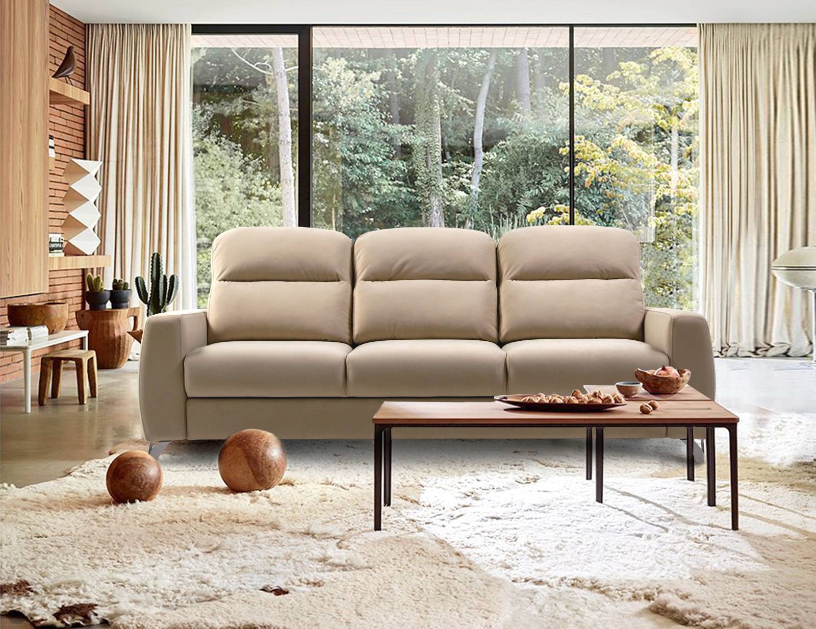 Прямой диван Бруно треви – изображение 1