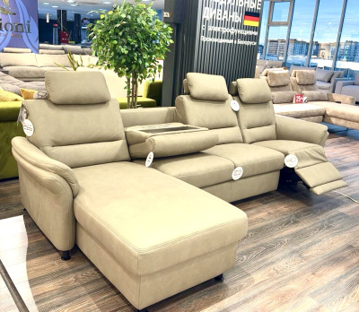 Угловой  диван  Дакота С реклайнером