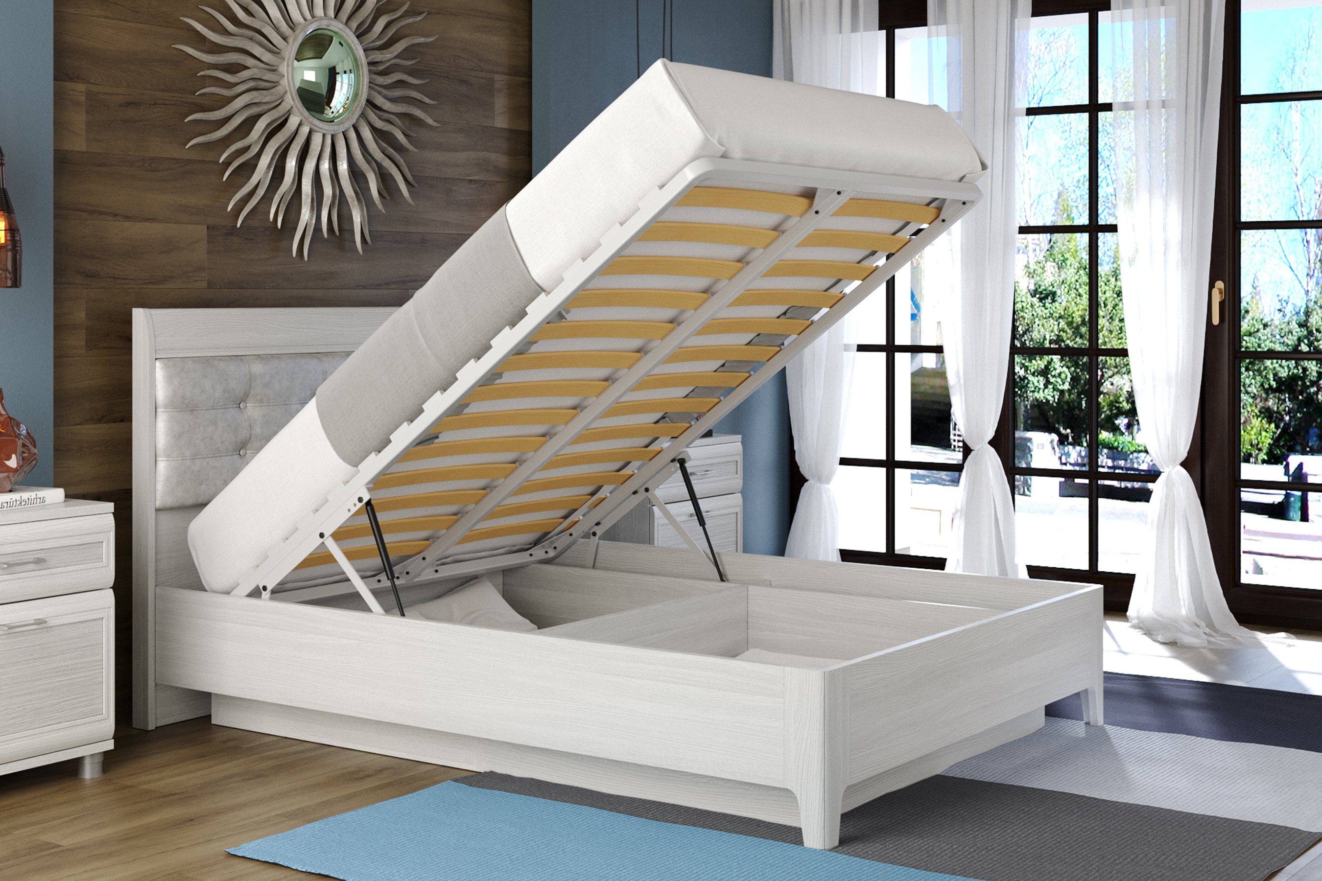 Полуторная кровать (1,4x2,0) КР-1072 – изображение 5