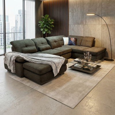 Модульный мягкий гарнитур Артус шенил