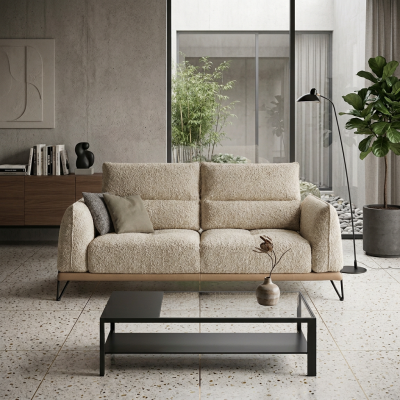 Прямой диван Юнион крем