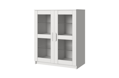 Тумба 2V СКАГЕН (белый) 