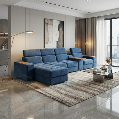 Угловой диван «Карат Люкс» с баром