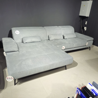 Угловой мягкий  гарнитур  Элдория серозеленый