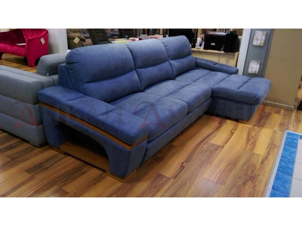Угловой диван «Дамин» с оттоманкой – изображение 3