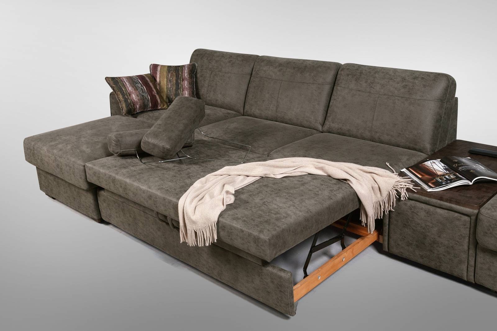 Угловой диван «Бест» модульный с оттоманкой – изображение 3