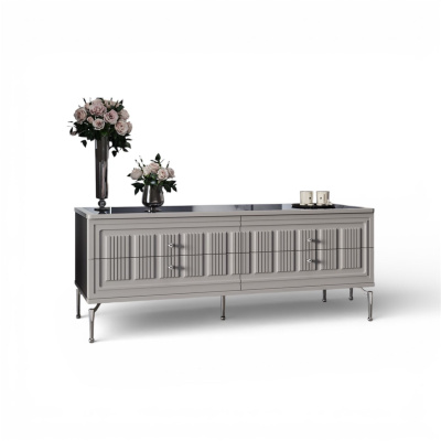 Тумба ТВ Замира серая