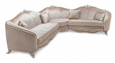 Угловой классический диван  «Мокко» беж