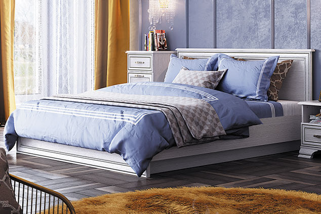 Полуторная  кровать 140 c подьемником, TIFFANY – изображение 3