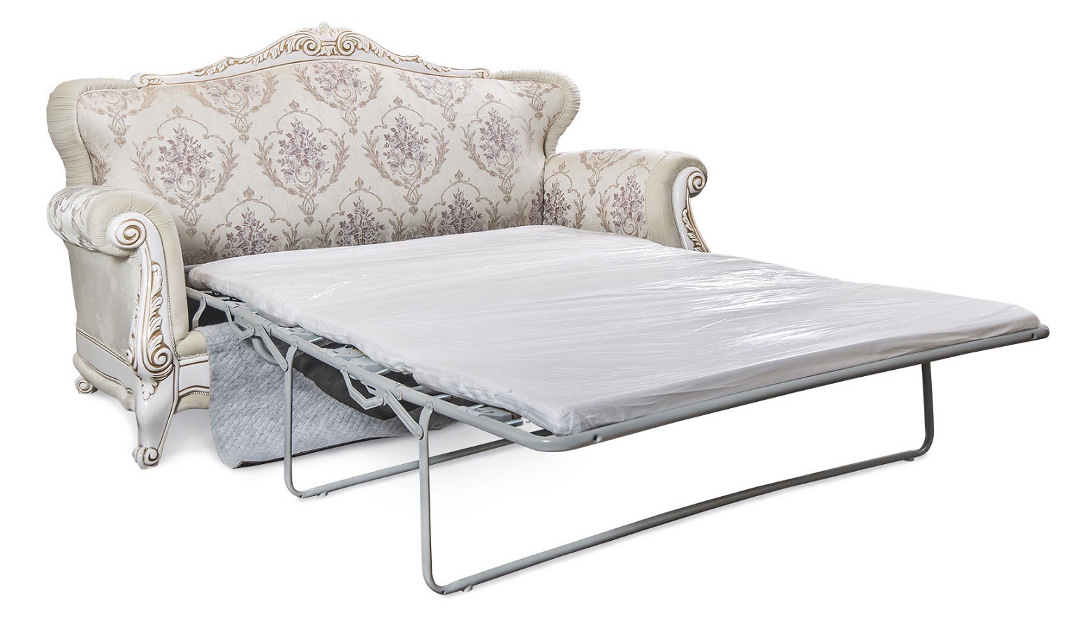 Прямой классический диван Алсу белый глянец – изображение 4