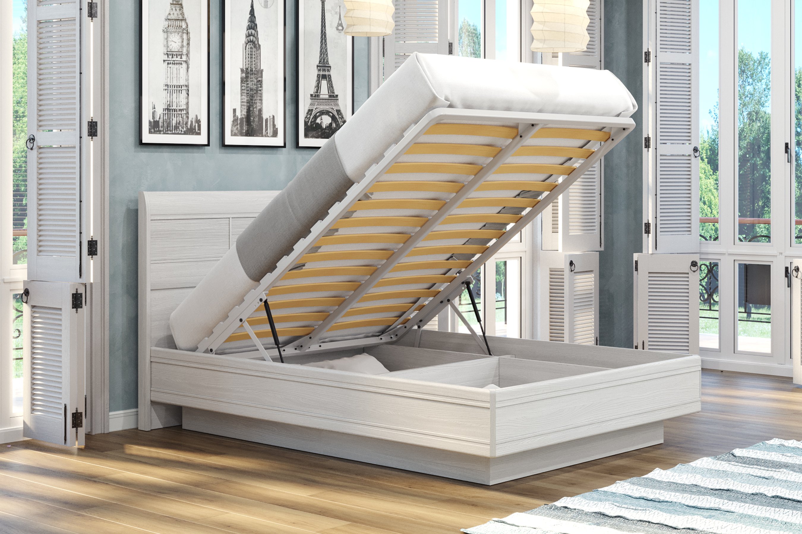 Двуспальная кровать (1,6x2,0) КР-1803 – изображение 5