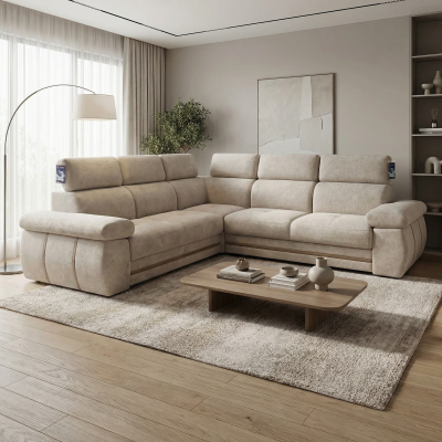 Угловой диван «Айпетри»  Г бежевый