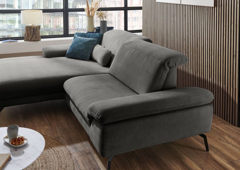 Угловой мягкий  гарнитур  Эмили серый – изображение 8