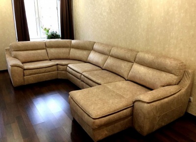 Модульный кожаный диван «Новара»