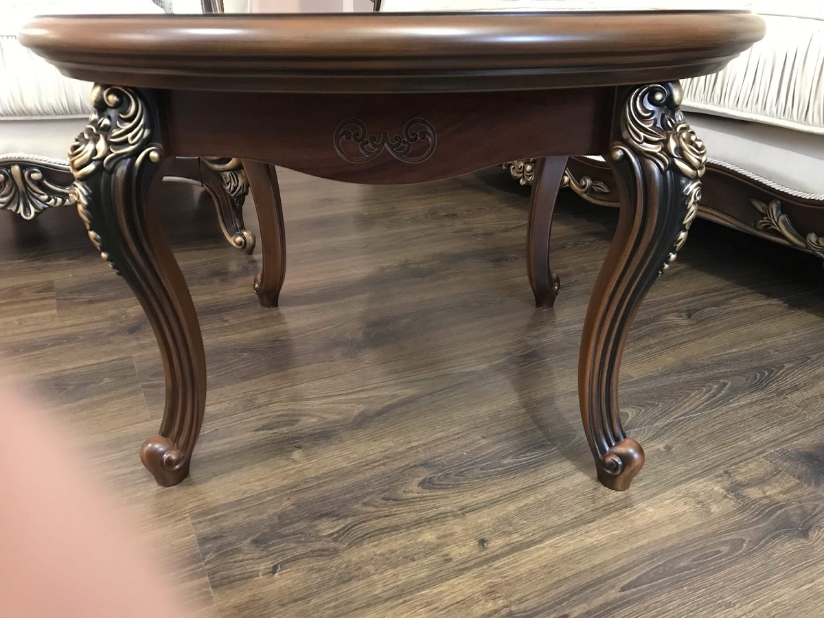 Стол журнальный круглый «Илона» караваджо – изображение 4