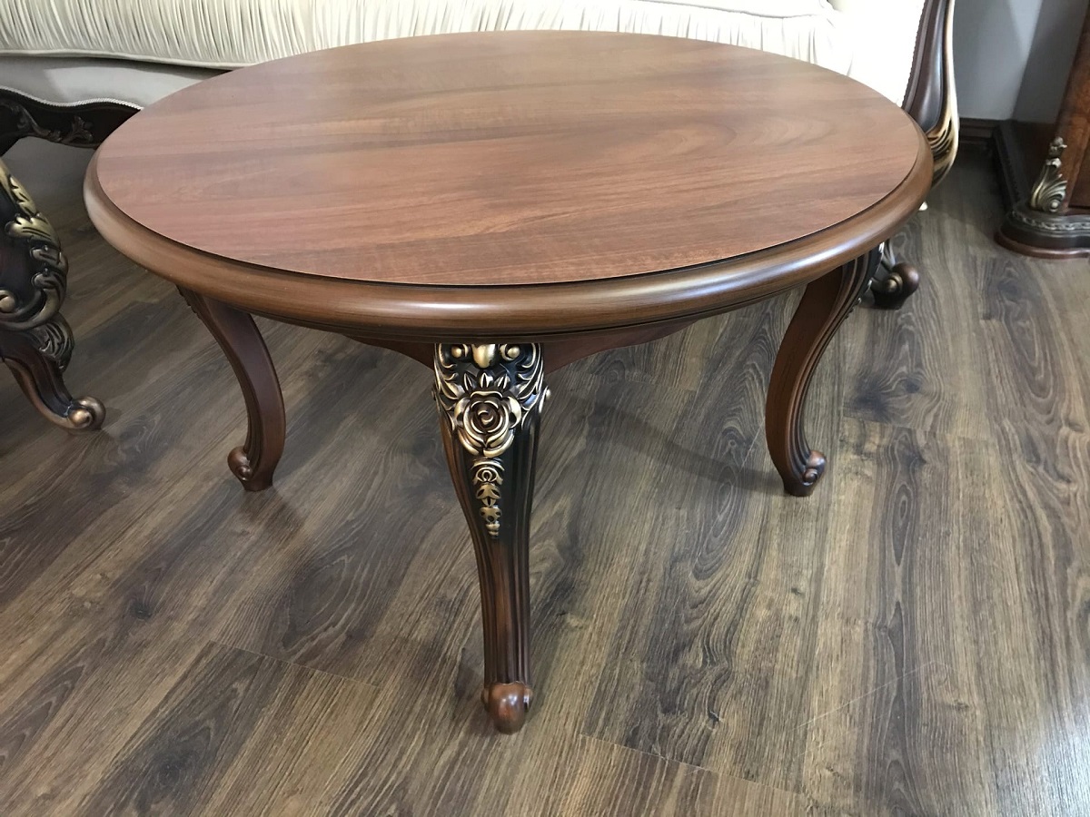 Стол журнальный круглый «Илона» караваджо – изображение 5