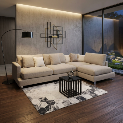 Угловой диван «Палермо» Г беж