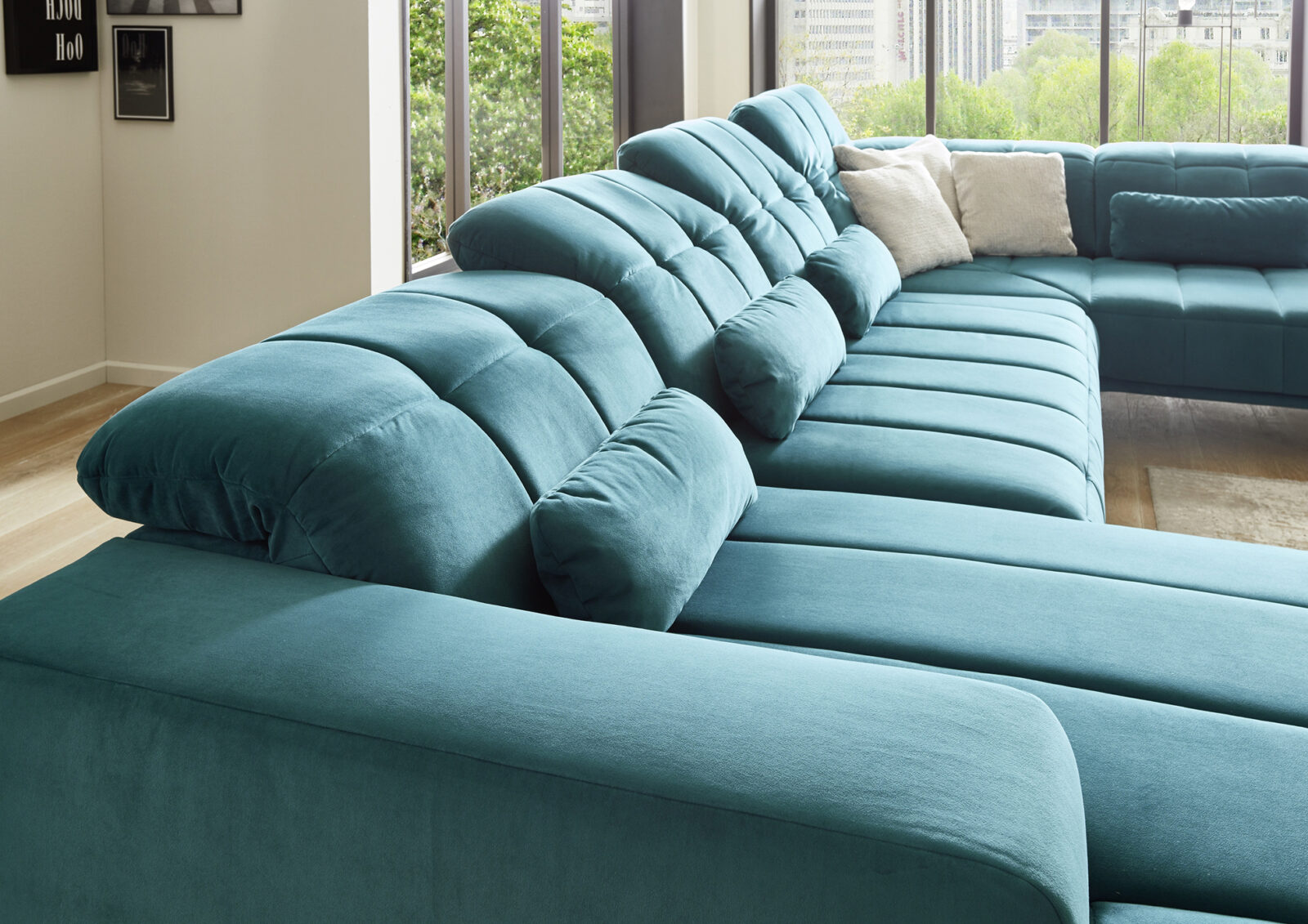 Модульный мягкий  гарнитур  Элиас бирюза – изображение 4