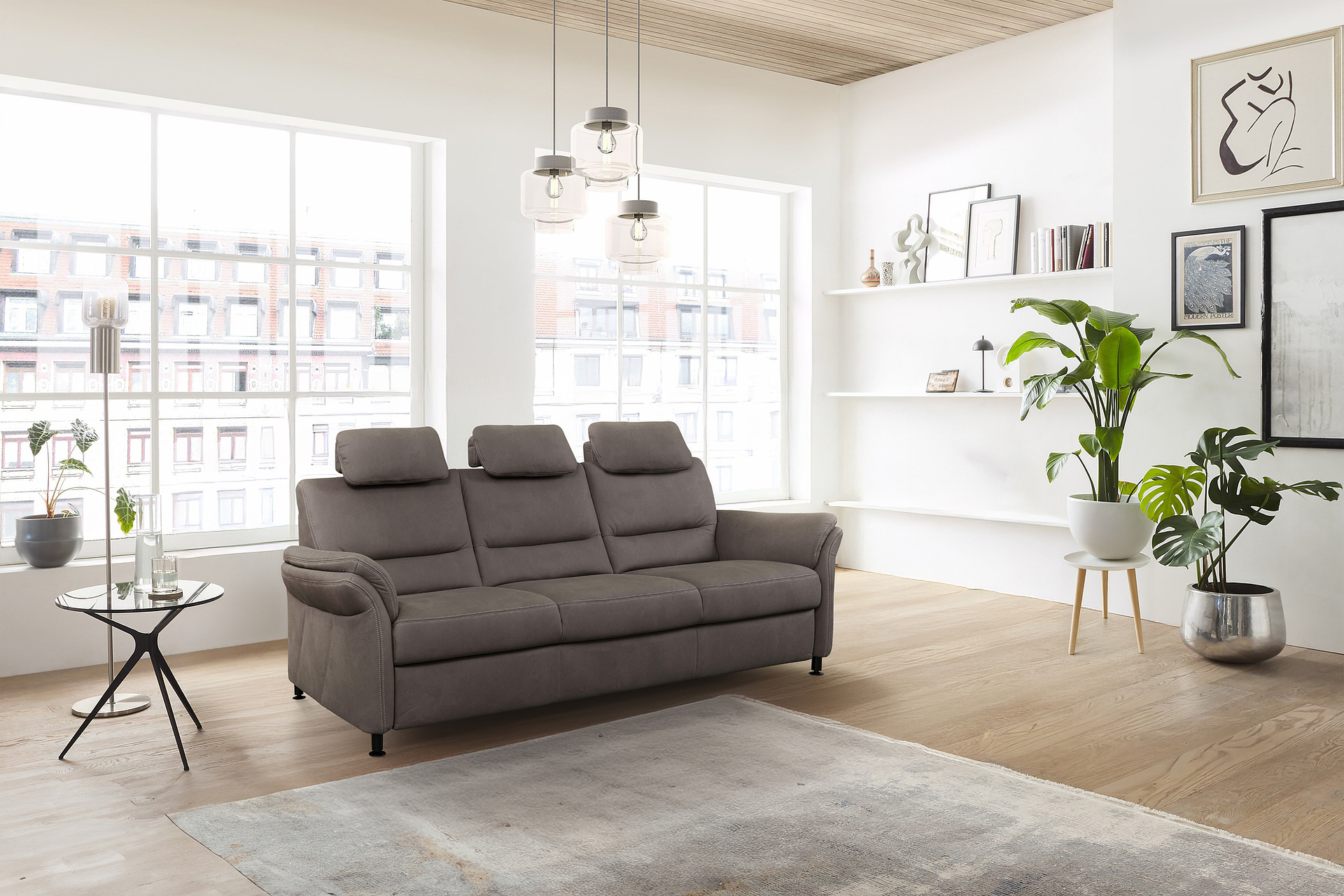 Прямой  диван  Дакота С со спальным местом – изображение 1