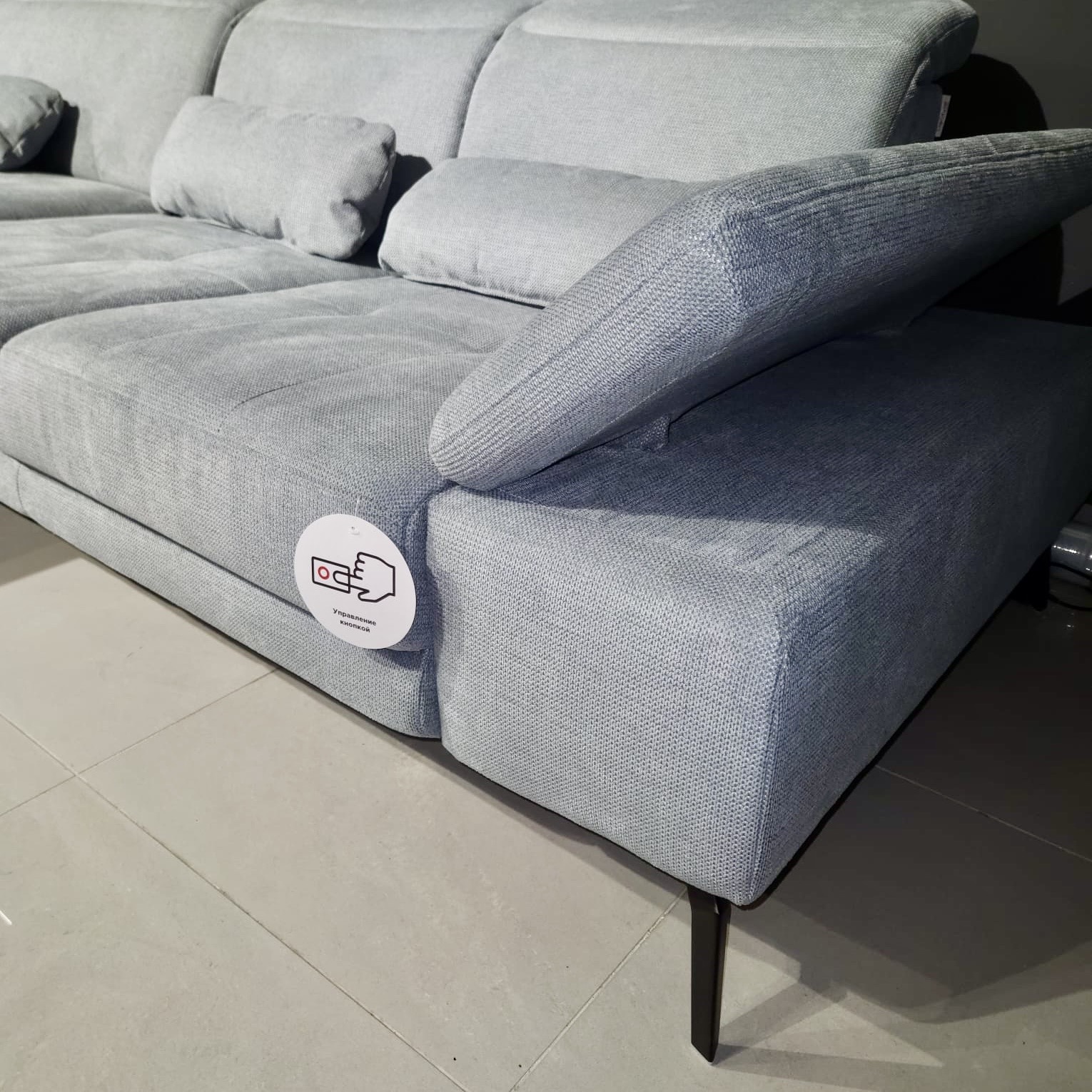 Угловой мягкий  гарнитур  Элдория серозеленый – изображение 5