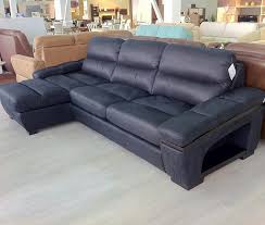 Модульный кожаный диван «Дамин» с оттоманкой – изображение 4