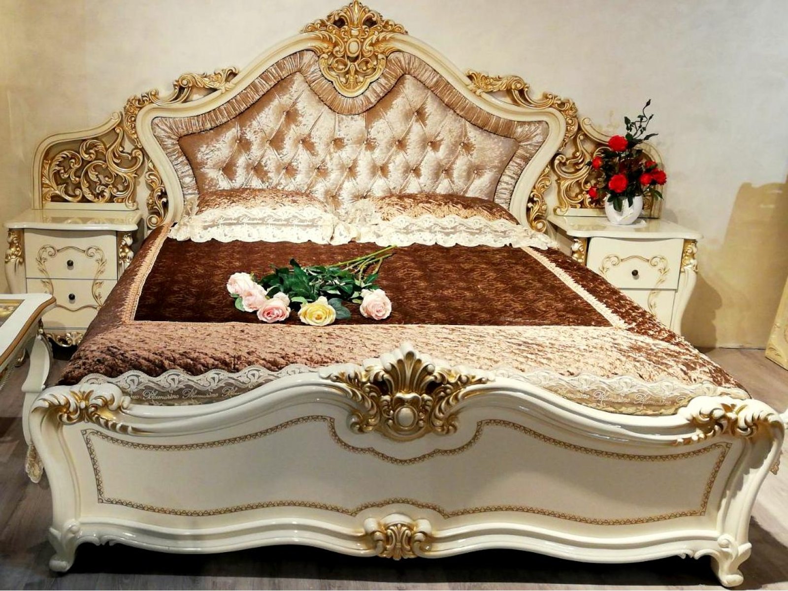 Спальня «Джоконда» крем глянец – изображение 10