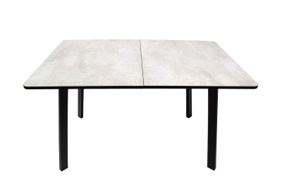 Стол ВВР Миллер Камень светлый/черный №3, ЛДСП 120-160/80