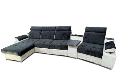 Угловой диван «Ройс» с треугольным  столиком