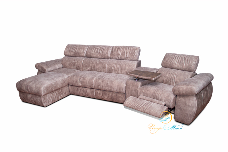 Угловой диван «Айпетри Комфорт» с оттоманкой – изображение 1