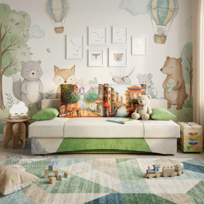 Тахта Милана  зеленая