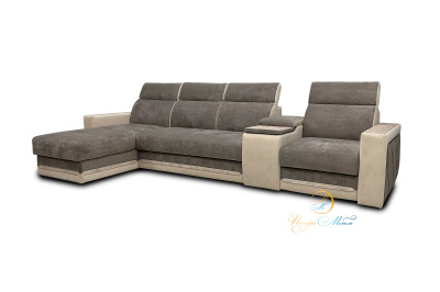 Угловой диван «Браво Уют» светло-серый 