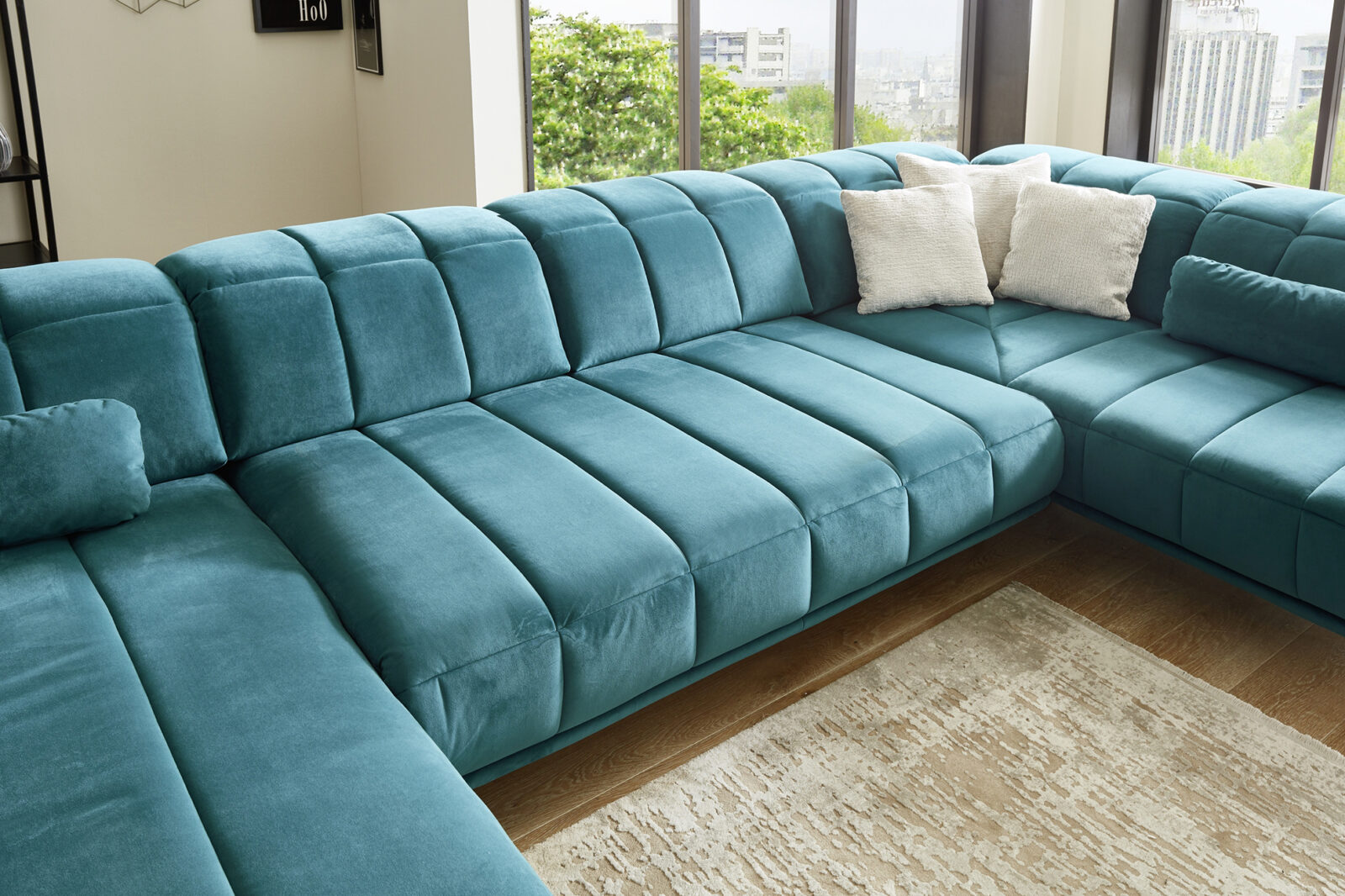 Модульный мягкий  гарнитур  Элиас бирюза – изображение 3