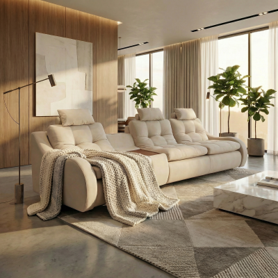 Прямой диван «Лиссабон» с углом 30