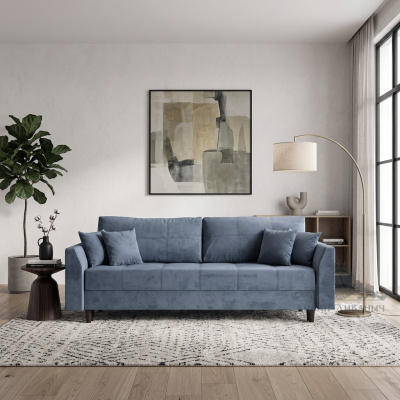  Прямой диван  DAVID NEW. ЦВЕТ NESSY DENIM