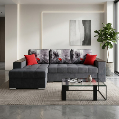 Угловой диван «Мартин 2»  серый