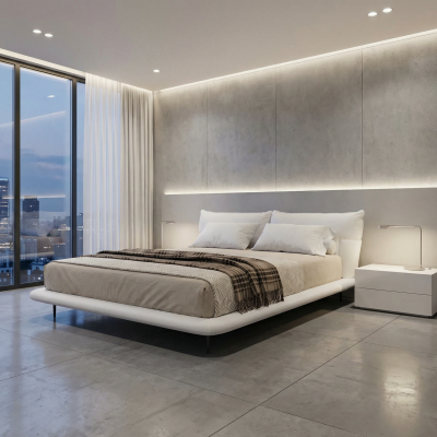 Двуспальная кровать «Клоуд» 160 белая